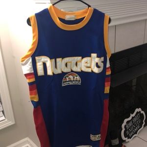Majestic Hardwood Classic Denver Nuggets Throwback jersey -no player name